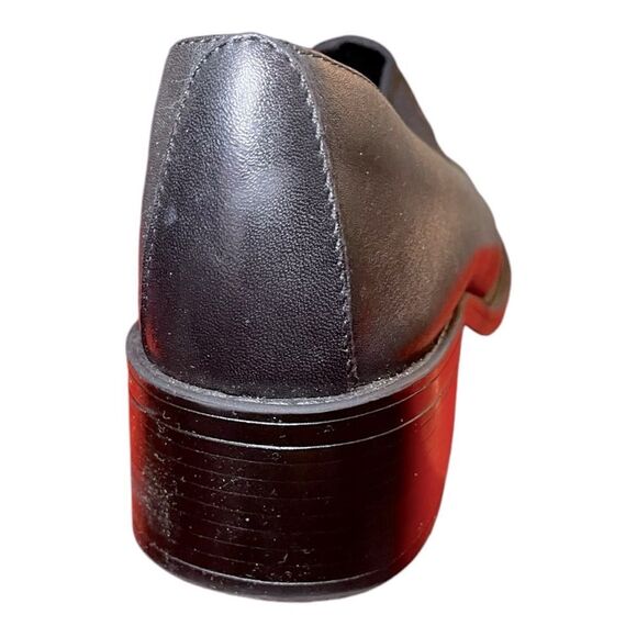 Vintage Aerosoles Stretch Loafers | Black Leather Slip-On | Size 7 - Picture 5 of 12